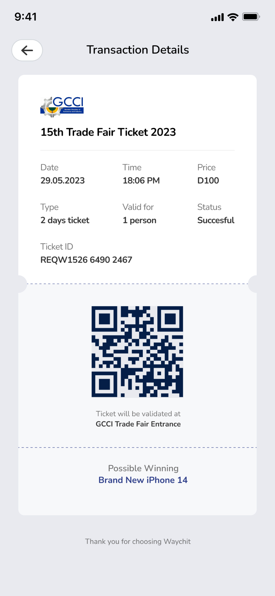 Tickets screenshot